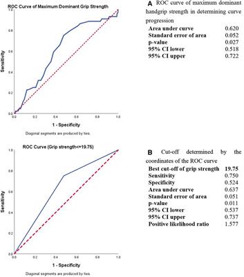 Handgrip strength assessment at baseline in addition to bone parameters could potentially predict the risk of curve progression in adolescent idiopathic scoliosis